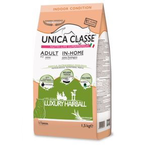 Корм Unica Classe Adult Sensible Indoor - Уника Классе для взрослых домашних кошек с курицей